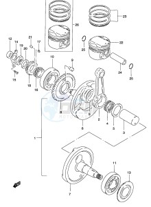 GZ250 (P19) drawing CRANKSHAFT