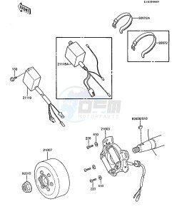 KX 60 A [KX60] (A1-A2) [KX60] drawing IGNITION_GENERATOR