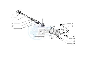 Hexagon 250 GT drawing Water pump