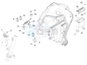 Fly 125 4t e3 (Vietnam) Vietnam drawing Remote control switches - Battery - Horn