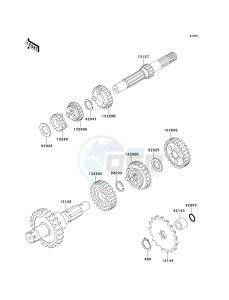 AN 110 D (D2-D3) drawing TRANSMISSION