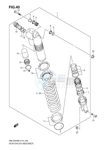 RM-Z450 (E19) drawing REAR SHOCK ABSORBER (RM-Z450K8 K9)