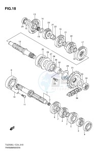 TU250X (E24) drawing TRANSMISSION