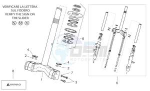 Atlantic 400-500 sprint drawing Front fork I