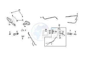 EURO MX EU2 - 150 cc drawing HANDLE LEVER