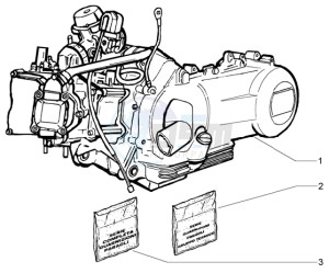 X9 125 Evolution drawing Engine