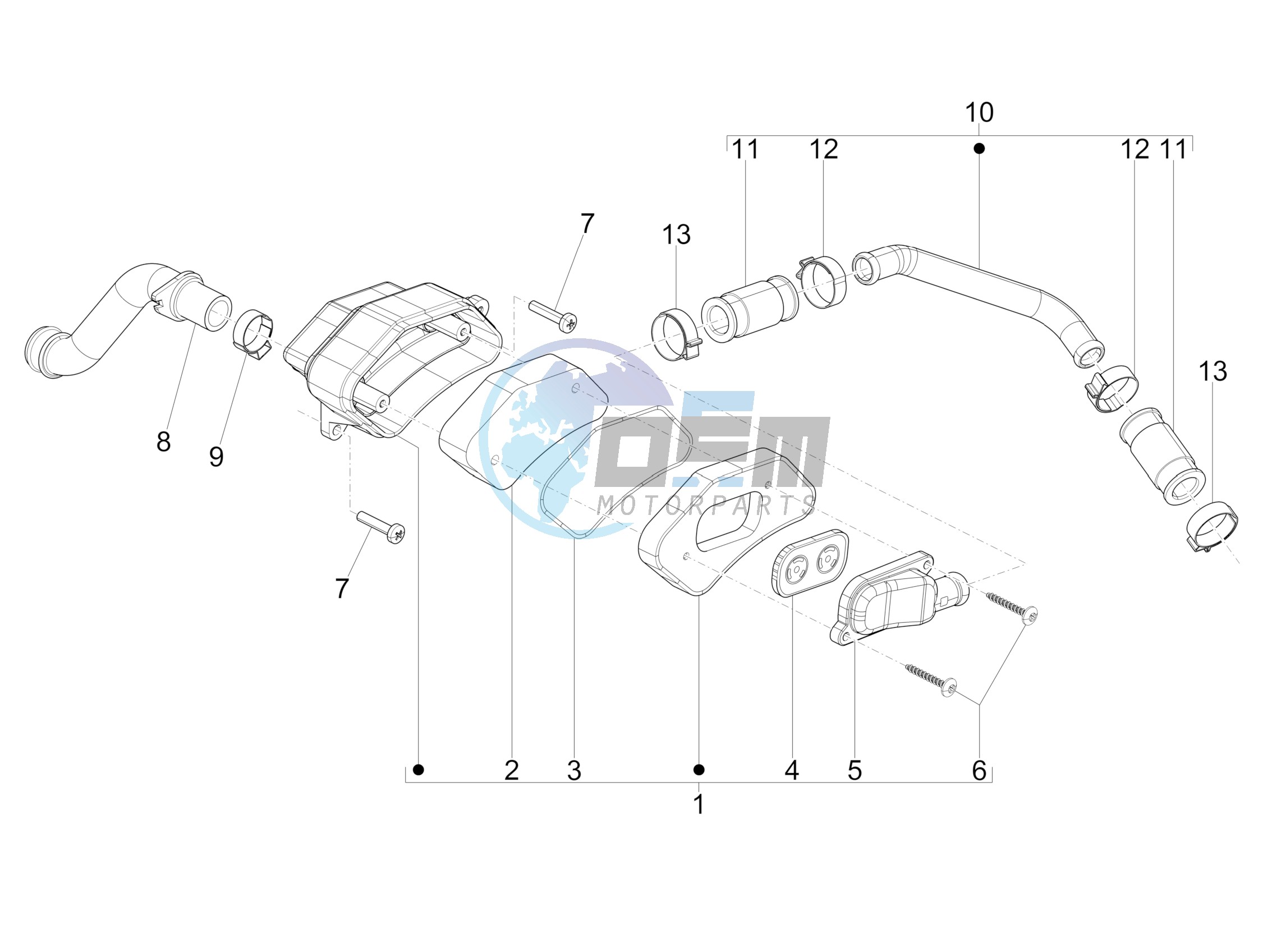 Secondairy air box