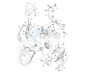 FZ8-N 800 drawing HEADLIGHT