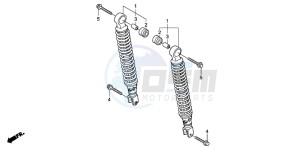 PES125R drawing REAR CUSHION