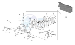 RSV 1000 Tuono drawing Taillight