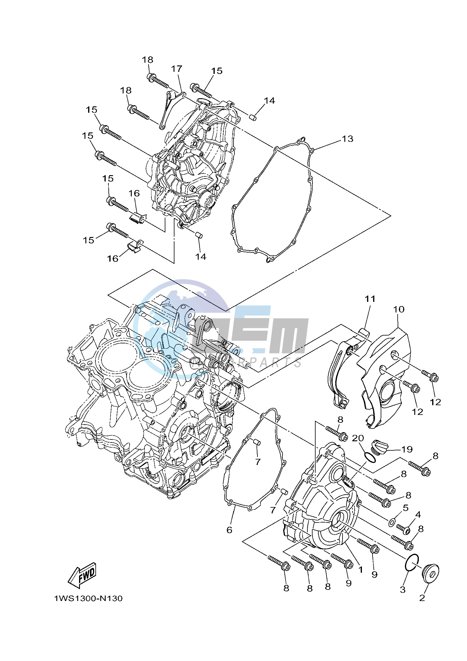 CRANKCASE COVER 1