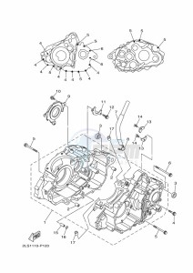 YFM700R (BCX9) drawing CRANKCASE