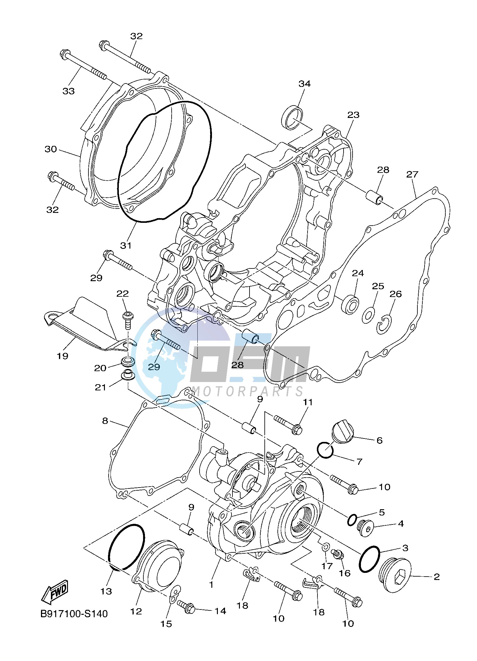 CRANKCASE COVER 1