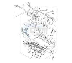 FZ1 1000 drawing INJECTION SYSTEM