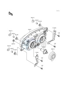 ZX 750 N [NINJA ZX-7RR] (N1-N2) [NINJA ZX-7RR] drawing HEADLIGHT-- S- -