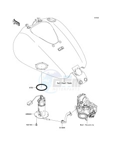 VN 1700 G [VULCAN 1700 CLASSIC LT] (9G-9FA) G9F drawing FUEL PUMP