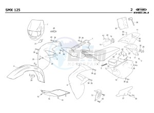 SMX-125-4T-BLACK drawing COWLING