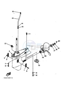 70CE drawing LOWER-CASING-x-DRIVE-2