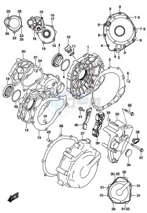 GSX-S750A drawing CRANKCASE COVER