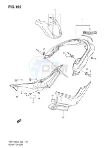 VZR 1800 Z drawing REAR FENDER Z L2