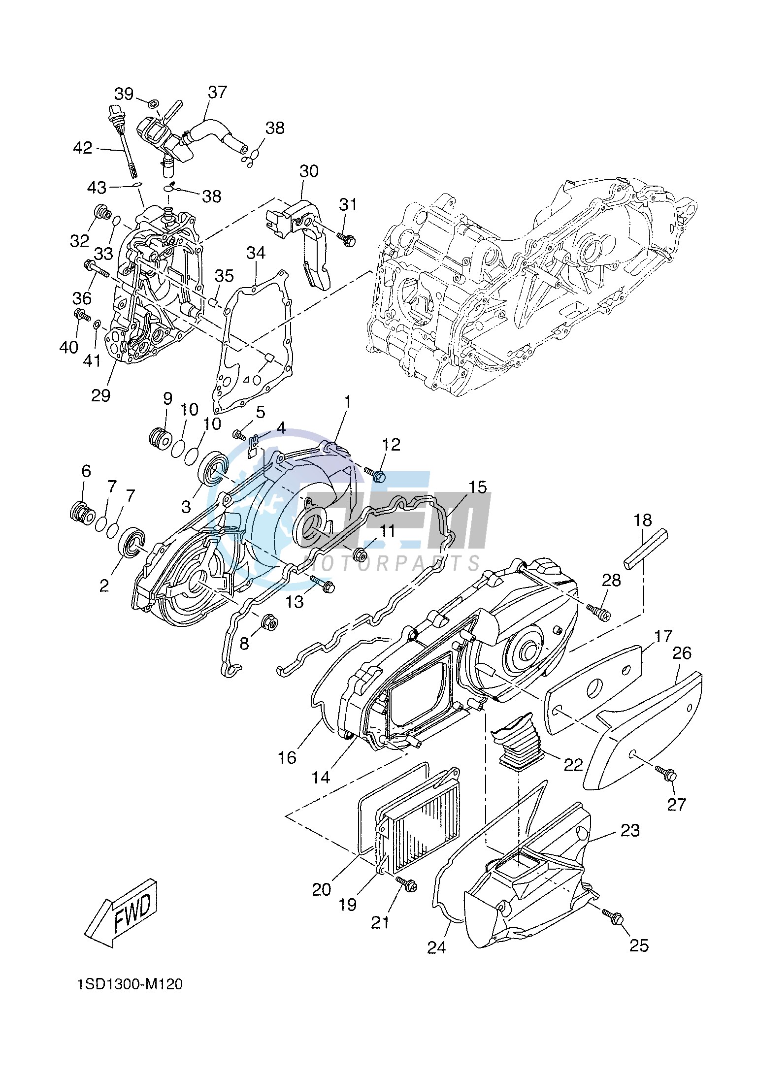 CRANKCASE COVER 1