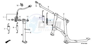 CBF1000TA UK - (E / ABS MKH) drawing STAND