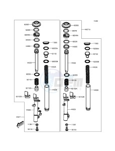 J300 ABS SC300BGF XX (EU ME A(FRICA) drawing Front Fork