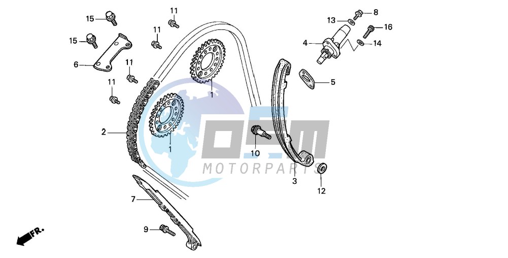 CAM CHAIN/TENSIONER