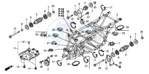 TRX500FPE drawing FRAME BODY