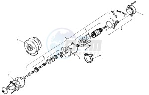 AF1 Futura 50 drawing Starting motor - generator