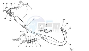 RAPTOR EU2 125 drawing EXHAUST