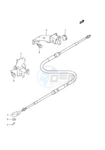 DF 25 V-Twin drawing Remocon Cable Remote Control