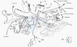 Breva V 850 IE IE drawing Electrical system II