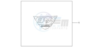 CBR1000RR9 Korea - (KO / SPC) drawing EPSO STICKER FIREBLADE WS