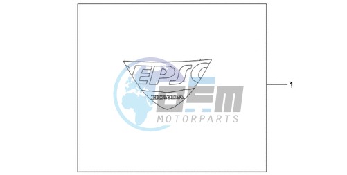 EPSO STICKER FIREBLADE WS