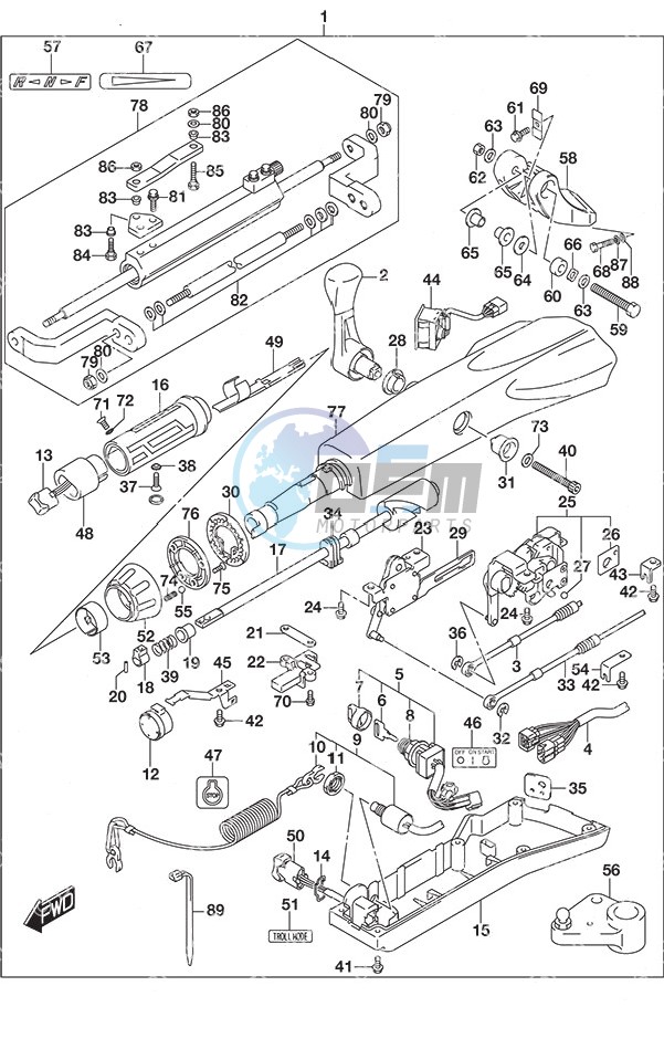 Tiller Handle