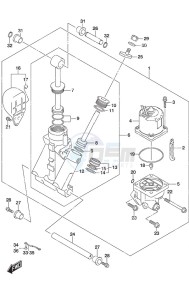 DF 175AP drawing Trim Cylinder