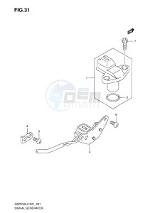 GSR750 ABS EU drawing SIGNAL GENERATOR