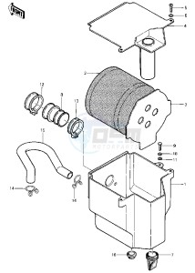 KLT 250 C [PRAIRIE] (C1) [PRAIRIE] drawing AIR CLEANER -- 83 C1- -