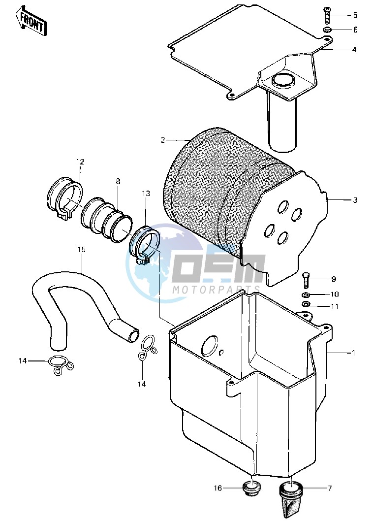 AIR CLEANER -- 83 C1- -