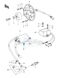 KX 250 A [KX250] (A6-A7) [KX250] drawing IGNITION