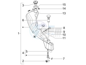 NRG 50 power DT serie speciale (D) Germany drawing Oil tank