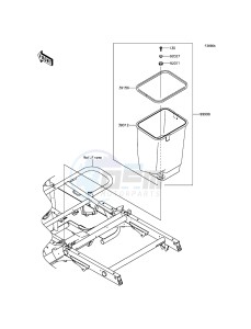 MULE 600 KAF400BGF EU drawing Optional Parts(Frame)