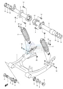 LT-A500F (E3-E28) drawing REAR SWINGINGARM