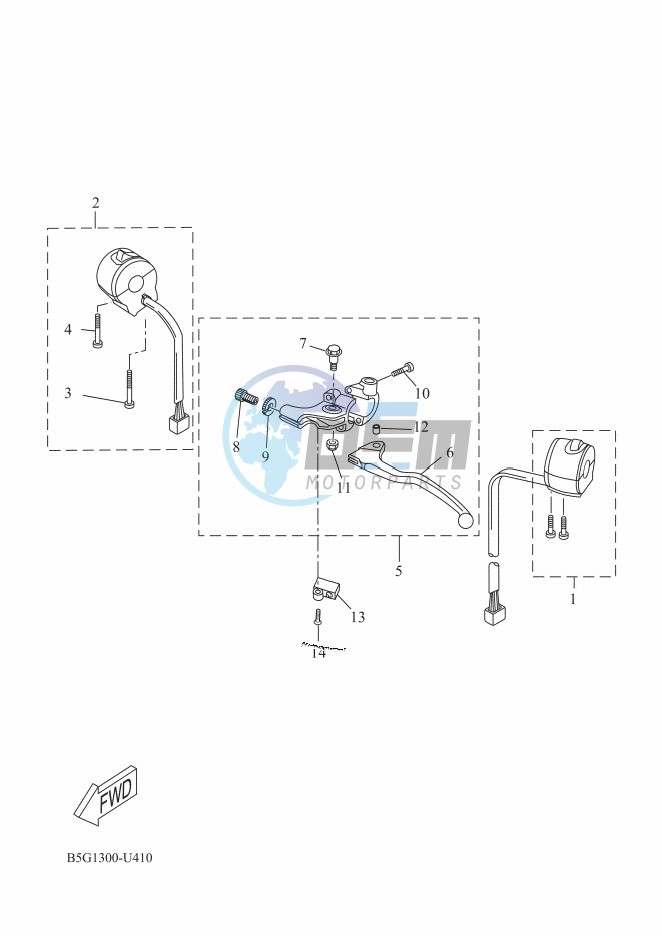 HANDLE SWITCH & LEVER