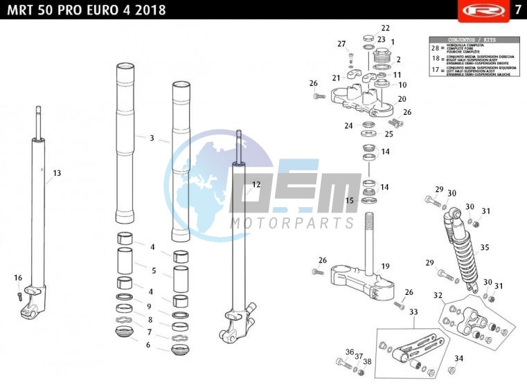 FRONT FORK MRT PRO 2017 Q40