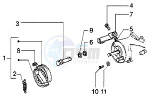 Liberty 50 4t drawing Brake lever