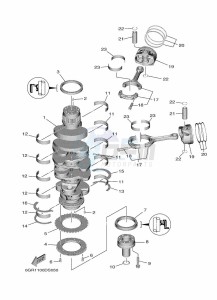 XF425NSA2-2018 drawing CRANKSHAFT--PISTON