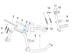 Beverly 250 Tourer (USA) USA drawing Stand