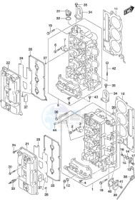 DF 350A drawing Cylinder Head